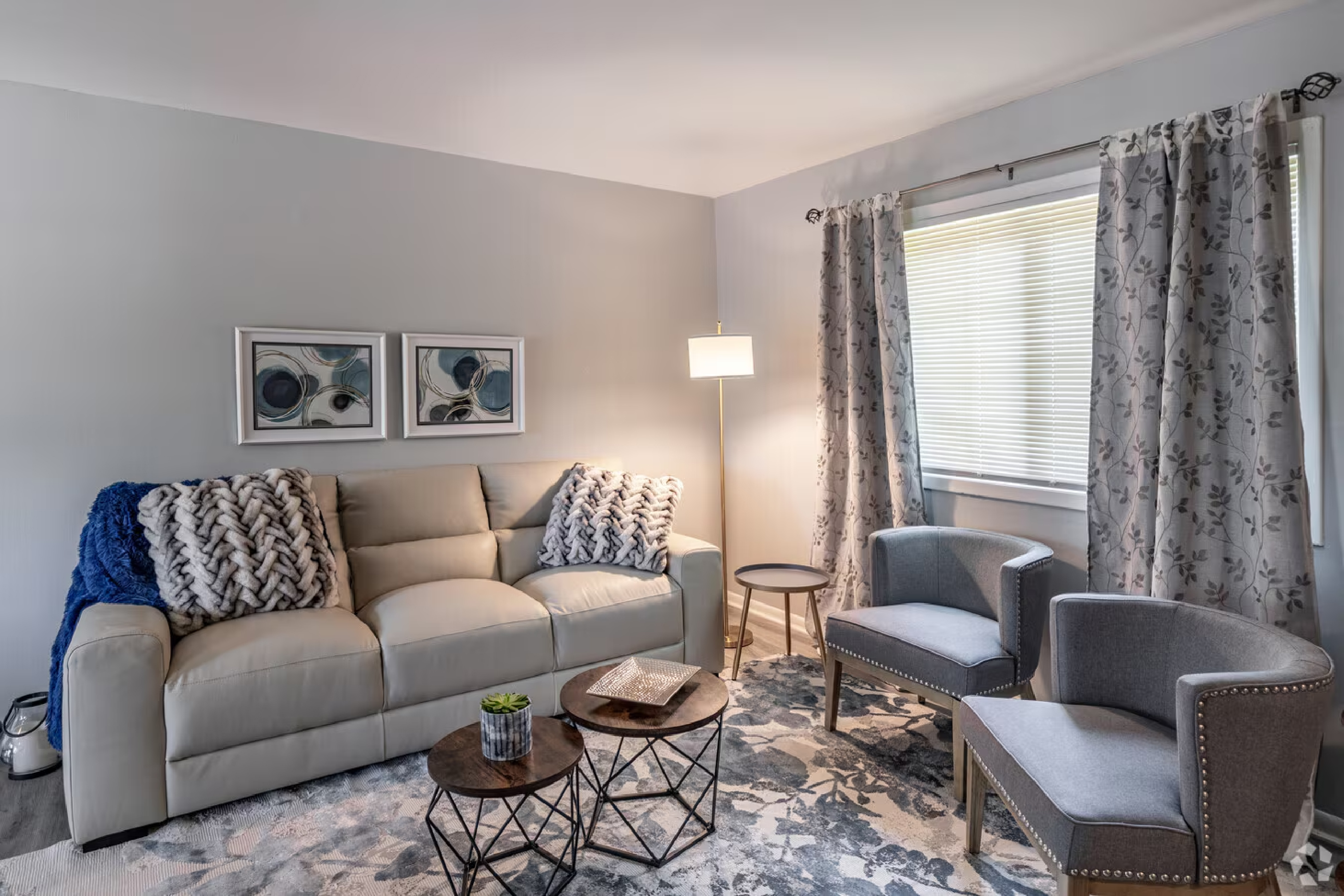 living room at Villas at Decatur, located in Decatur, GA